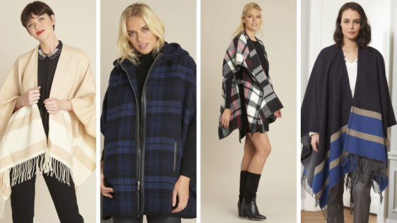 Les tendances poncho femme chez la marque 1.2.3 (collection 2019)