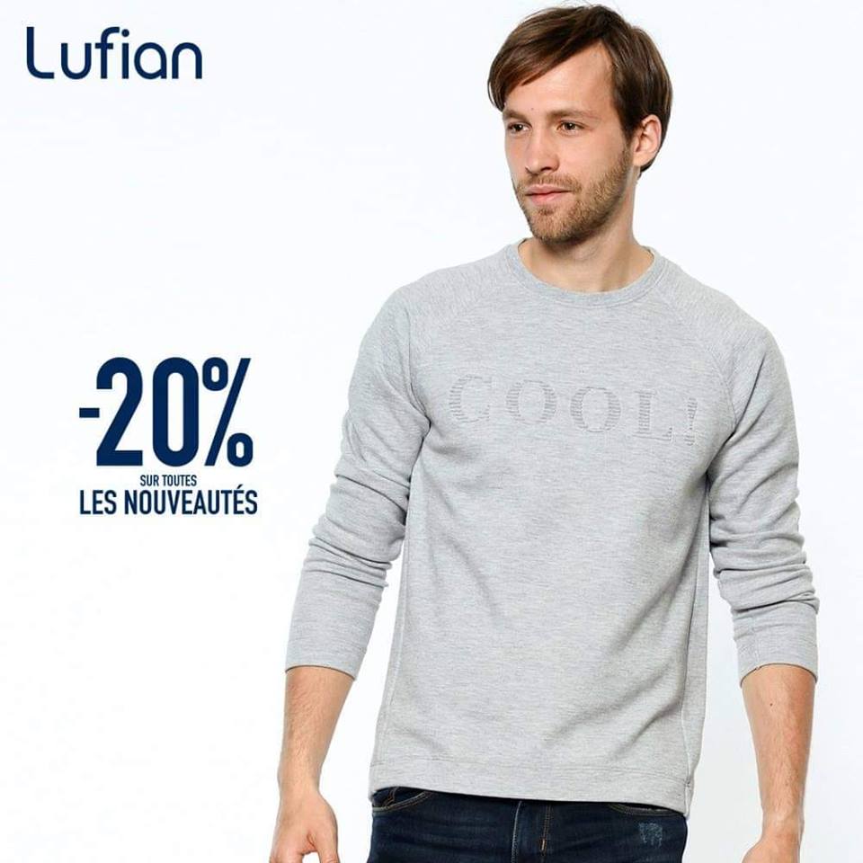  Profitez de -20% de remise sur toutes les nouveautés de la collection automne-hiver #homme #lufian !