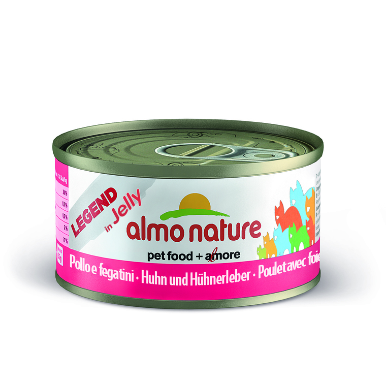 Boîte pour chat Almo nature poulet et foie 70 g BOTANIC Prix 1.39 €
