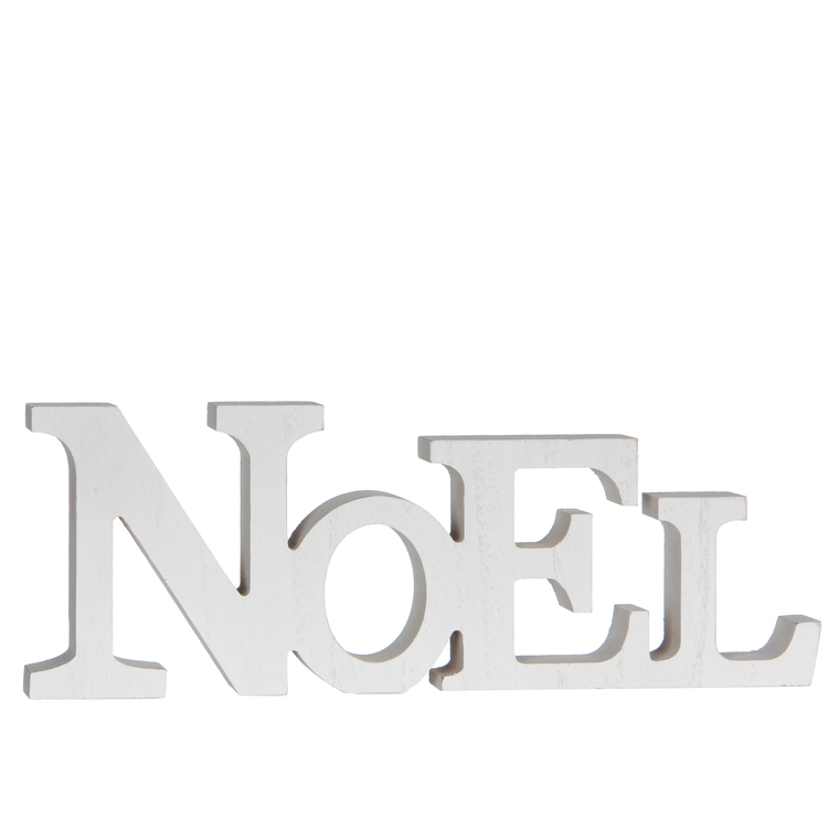 Lettres NOEL décoratives blanches H 10cm BOTANIC Prix 4.99 €
