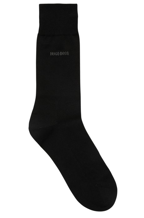 Mercerised Egyptian cotton socks with reinforced sole HUGO BOSS