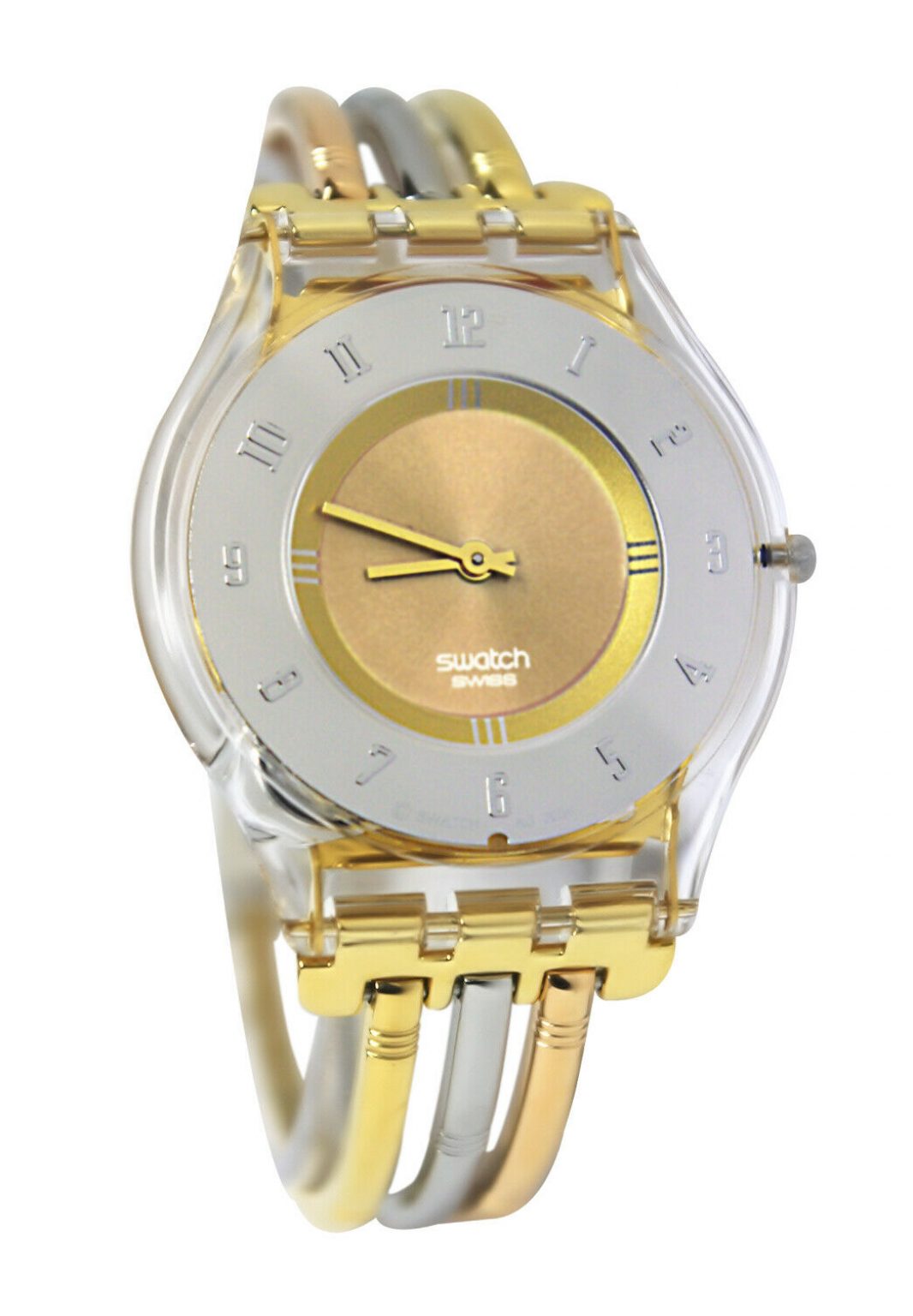 swatch bangle watch