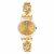 Montre Swatch Femme Coup De Fleur Bracelet en acier inoxydable or jaune LK360G