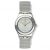 Montre à quartz suisse Swatch Medium YLS187M en acier inoxydable argenté pour femme