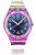 New Swatch Originals FUNNY LINES Montre en silicone multicolore pour femme 34 mm GP153 70 $