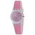Swatch LK380 Sonnenaufgang 25MM Montre en silicone rose pour femme
